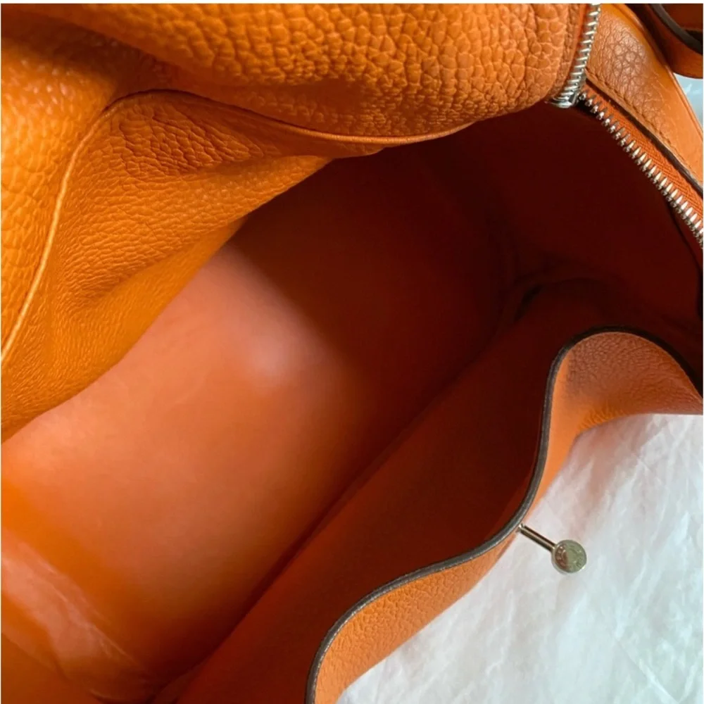 Hermès Lindy 34 in Signature Orange